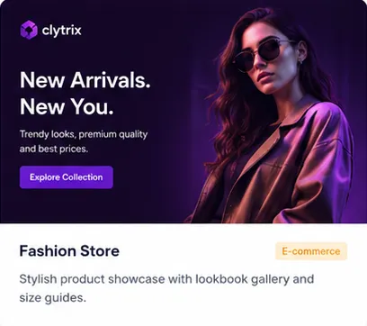 Fashion e-commerce WordPress theme with lookbook gallery